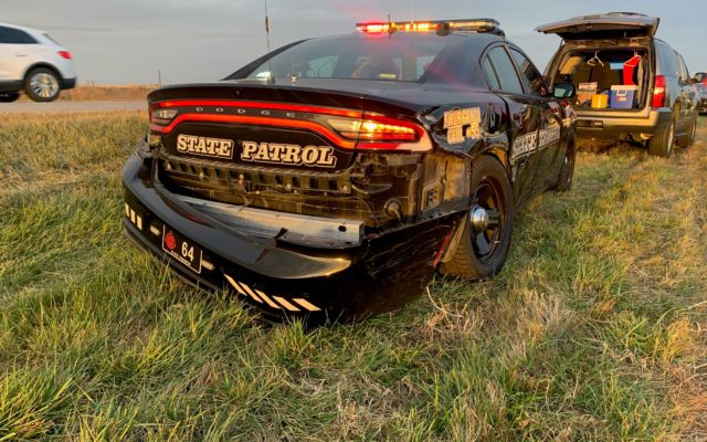 State Patrol Cruiser Struck During Pursuit In York County