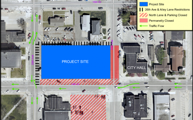 Roadway/Parking Closures, Lane Restrictions As Results Of Community Building Project
