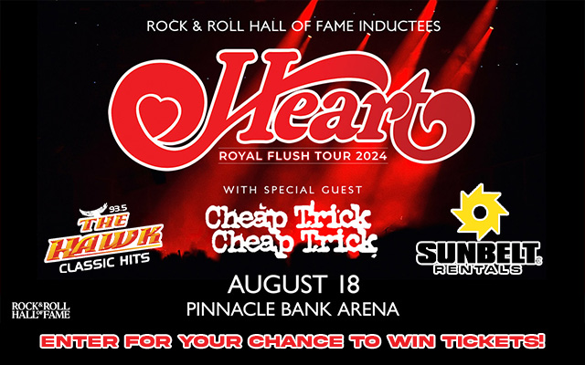 Heart-Cheap Trick Ticket Giveaway